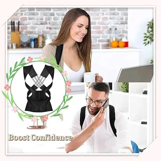StandProud 💪| Fix Your Slouch, Kill The Pain — Adjustable Back Brace for Men & Women 🎯